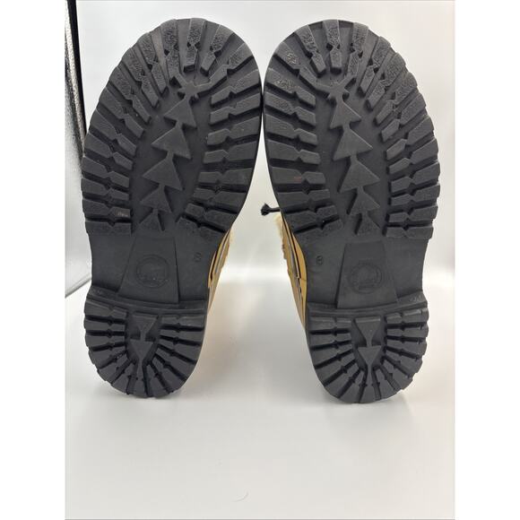 Sorel Caribou Boots Wool Lined Mens Size 8 Made In Canada Brown Kaufman Winter - Picture 9 of 11